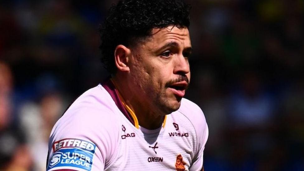 Warrington sign centre Gagai from Huddersfield — Warrington news photo (BBC Liverpool)